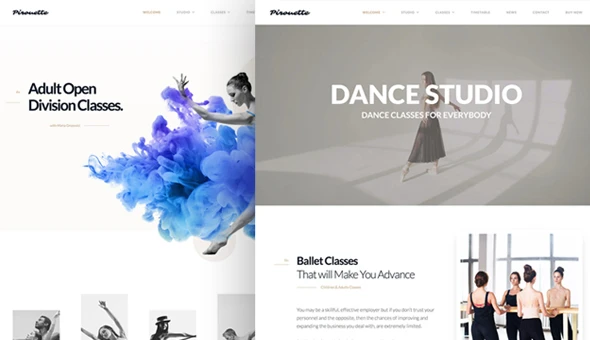 Dance WordPress Theme – Dancing Academy